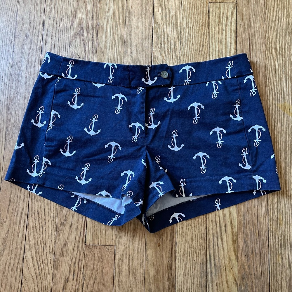 JCrew Navy Anchor Shorts